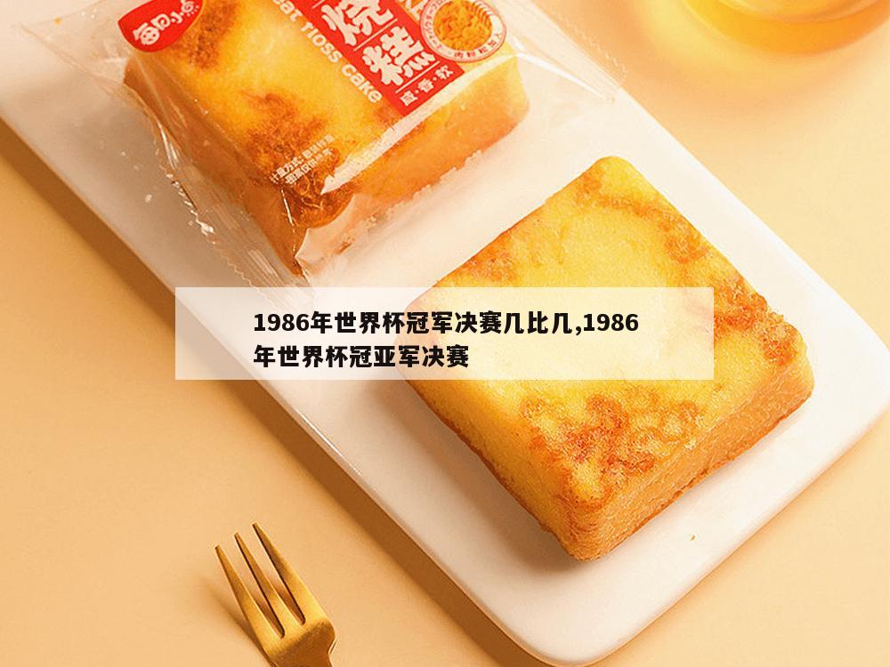 1986年世界杯冠军决赛几比几,1986年世界杯冠亚军决赛