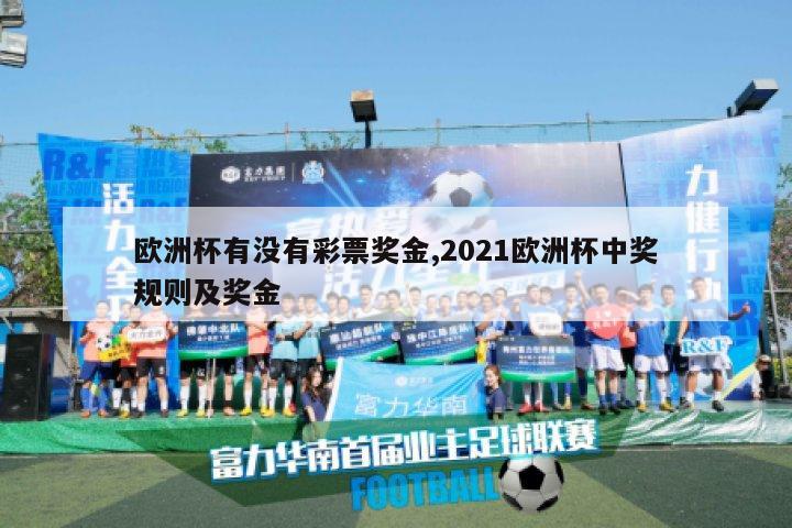 欧洲杯有没有彩票奖金,2021欧洲杯中奖规则及奖金